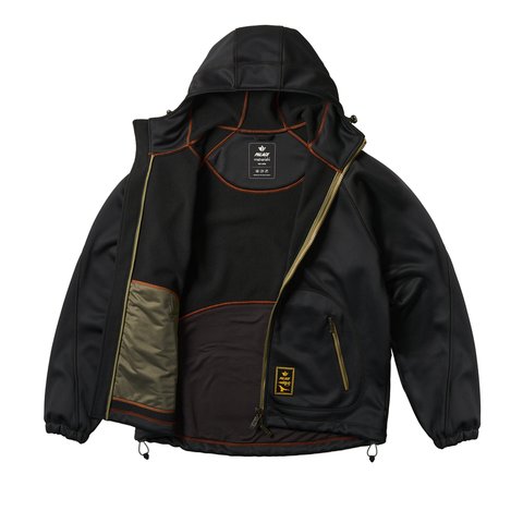 Palace PALACE MAHARISHI NINJA SOFT SHELL JACKET BLACK - Colorway