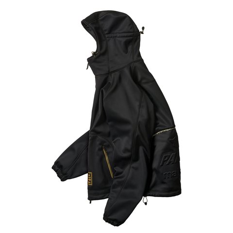 Palace PALACE MAHARISHI NINJA SOFT SHELL JACKET BLACK - Colorway