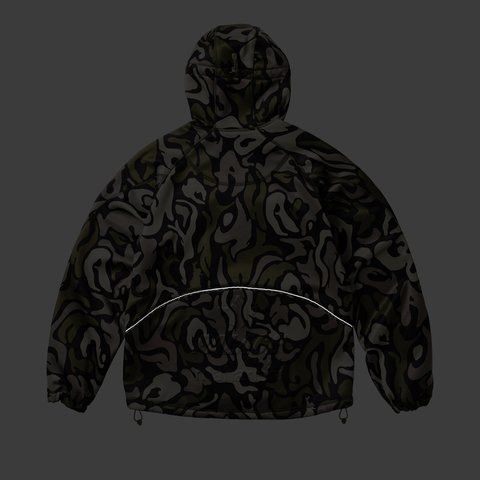 Palace PALACE MAHARISHI NINJA SOFT SHELL JACKET DPM KOR OM - Colorway