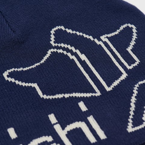 Palace PALACE MAHARISHI NO CUFF BEANIE BLUE - Colorway