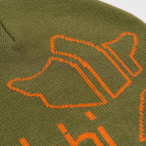 Palace PALACE MAHARISHI NO CUFF BEANIE OLIVE - Colorway
