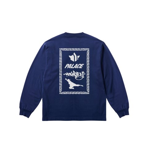 Palace PALACE MAHARISHI SHAOLIN LONGSLEEVE BLUE - Colorway