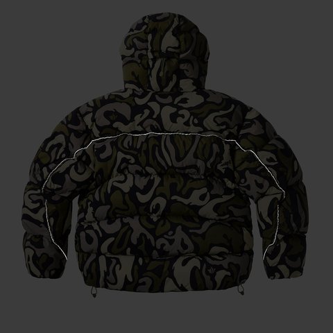 Palace PALACE MAHARISHI TEMPLE PUFFA JACKET DPM KOR OM - Colorway