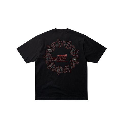Palace PALACE MAHARISHI TEMPLE STAR T-SHIRT BLACK - Colorway