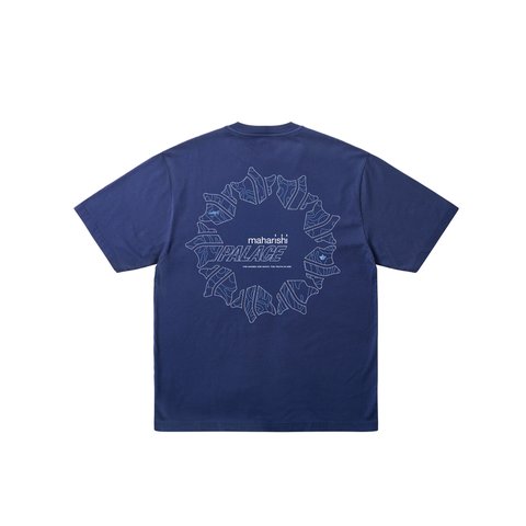 Palace PALACE MAHARISHI TEMPLE STAR T-SHIRT BLUE - Colorway