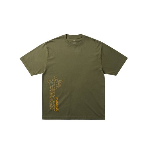 Palace PALACE MAHARISHI TEMPLE STAR T-SHIRT OLIVE - Colorway