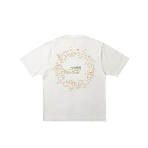 Palace PALACE MAHARISHI TEMPLE STAR T-SHIRT WHITE - Colorway