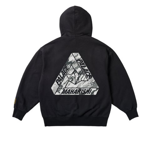 Palace PALACE MAHARISHI TRI-BONSAI HOOD BLACK - Colorway