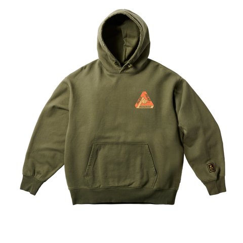Palace PALACE MAHARISHI TRI-BONSAI HOOD OLIVE - Colorway