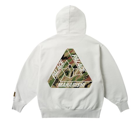 Palace PALACE MAHARISHI TRI-BONSAI HOOD STONE WHITE - Colorway