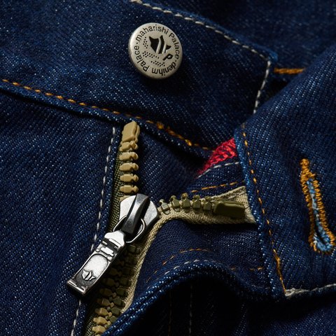 Palace PALACE MAHARISHI BAGGY DENIM SHORT INDIGO - Colorway