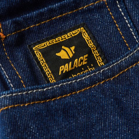 Palace PALACE MAHARISHI BAGGY DENIM SHORT INDIGO - Colorway