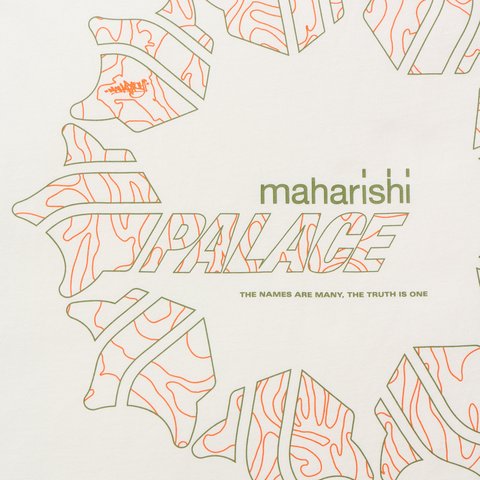 Palace PALACE MAHARISHI TEMPLE STAR T-SHIRT WHITE - Colorway