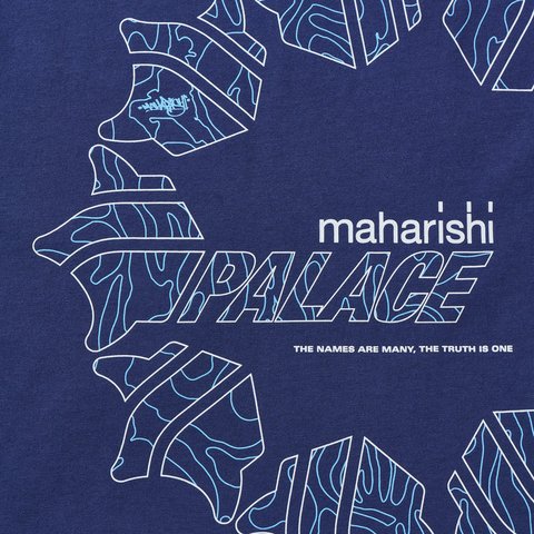 Palace PALACE MAHARISHI TEMPLE STAR T-SHIRT BLUE - Colorway