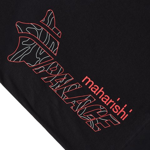 Palace PALACE MAHARISHI TEMPLE STAR T-SHIRT BLACK - Colorway