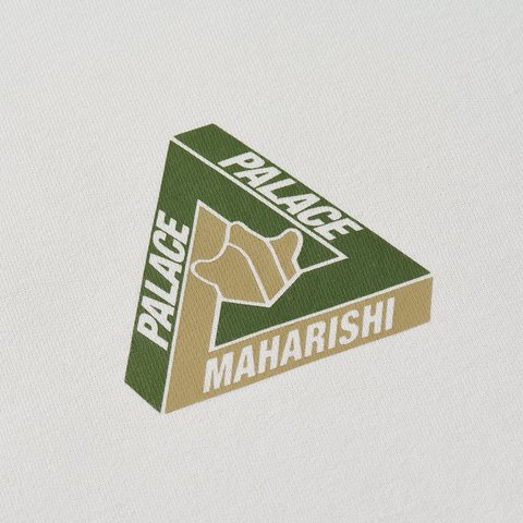 Palace PALACE MAHARISHI TRI-BONSAI HOOD STONE WHITE - Colorway