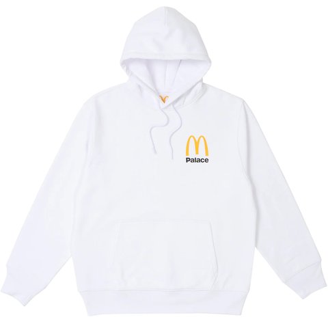 Palace PALACE McDONALD'S LOGO HOOD WHITE - Colorway