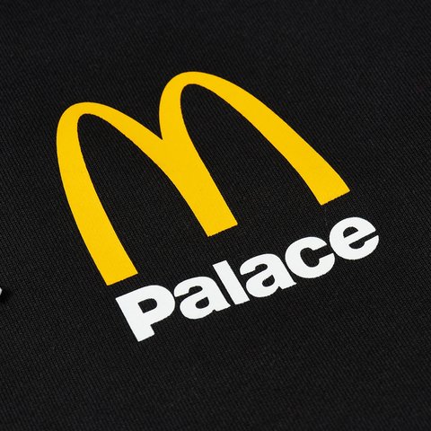 Palace PALACE McDONALD'S LOGO HOOD BLACK - Colorway