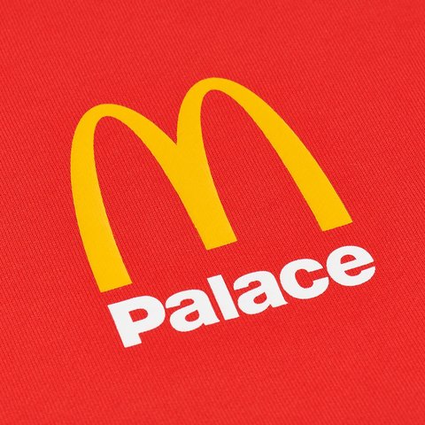 Palace PALACE McDONALD'S LOGO HOOD RED - Colorway