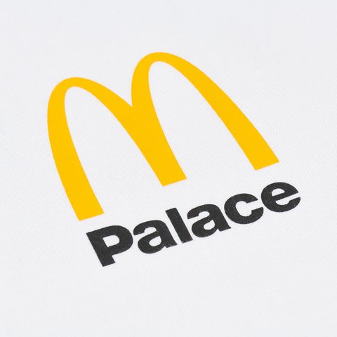 Palace PALACE McDONALD'S LOGO HOOD WHITE - Colorway