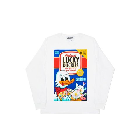 Palace PALACE MOSCHINO DUCK LONGSLEEVE WHITE