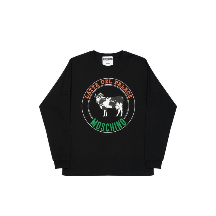 PALACE MOSCHINO COW LONGSLEEVE BLACK