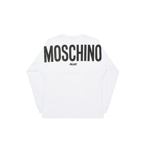 Palace PALACE MOSCHINO COW LONGSLEEVE WHITE - Colorway