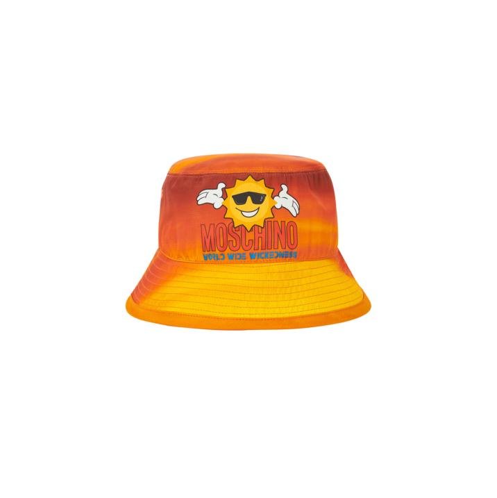 PALACE MOSCHINO BUCKET HAT ORANGE CLOUD