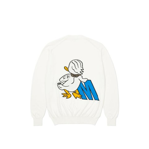 Palace PALACE MOSCHINO KNITTED JUMPER WHITE - Colorway
