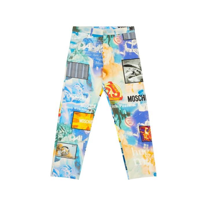 PALACE MOSCHINO DENIM JEAN MULTI 1
