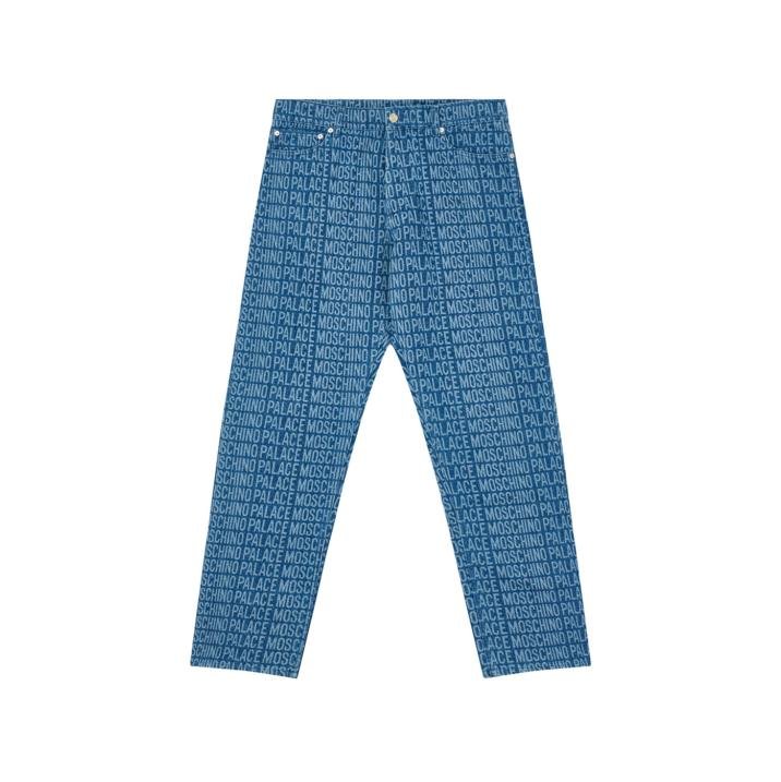 PALACE MOSCHINO DENIM JEAN BLUE