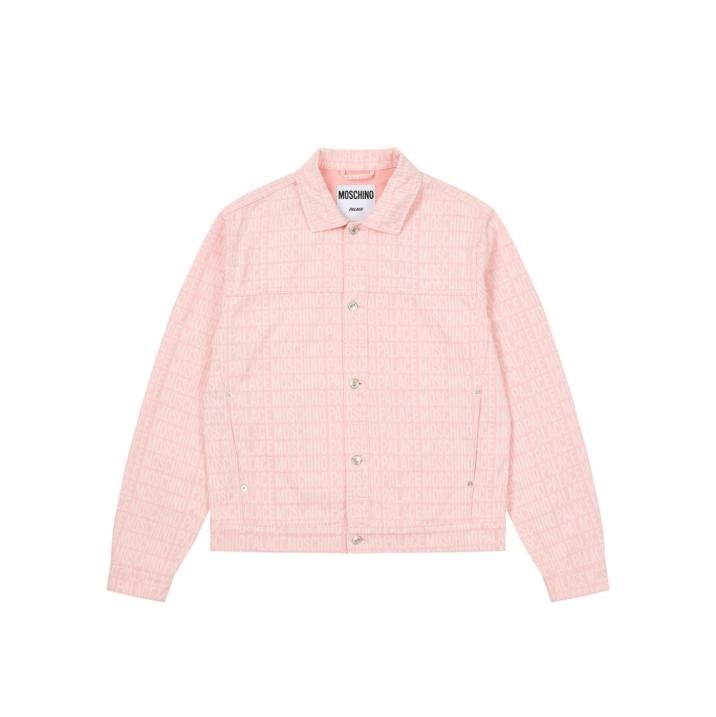 PALACE MOSCHINO DENIM JACKET PINK