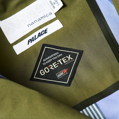 Palace PALACE NANAMICA GORE-TEX HOODED COAT SAGE GREEN - Colorway