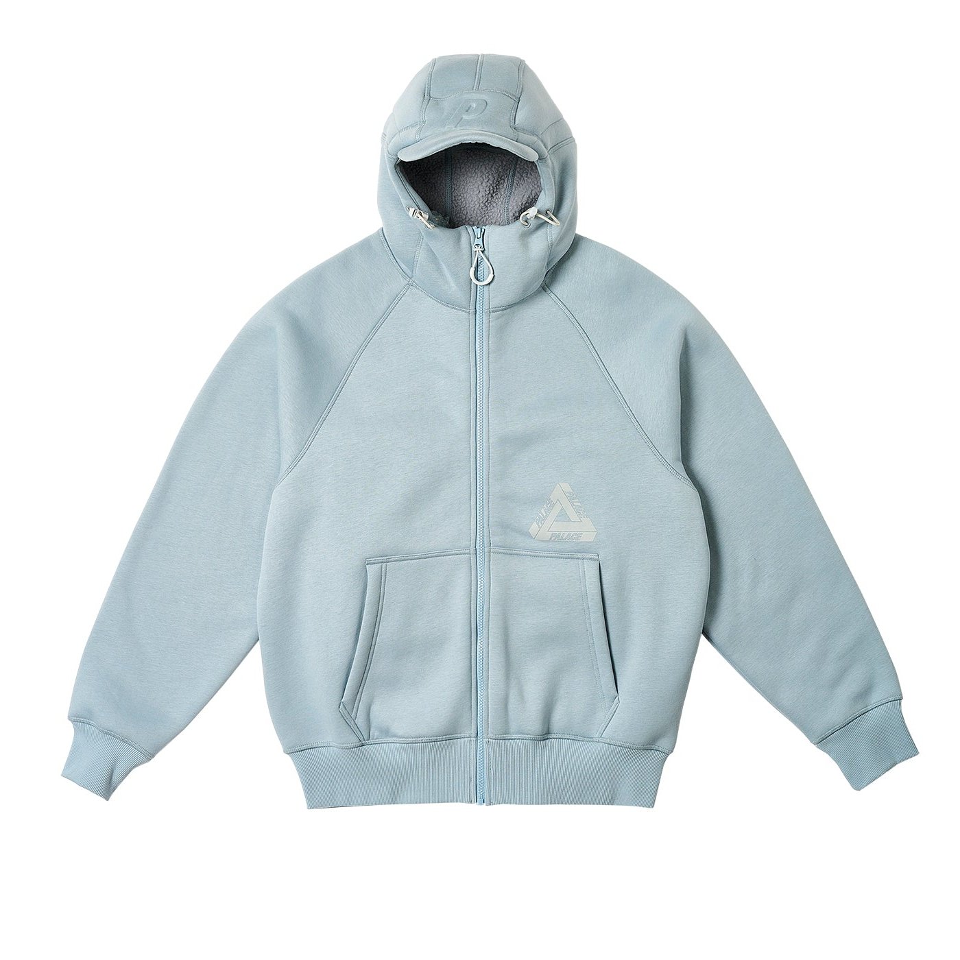 THERMAL BONDED CAP HOOD CHILL BLUE