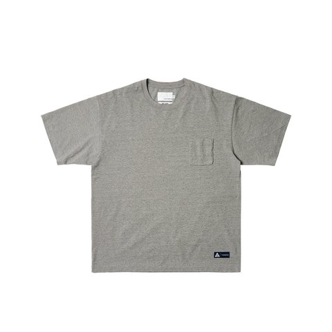 PALACE NANAMICA POCKET T-SHIRT HEATHER GRAY