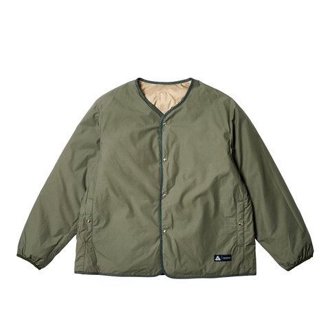 PALACE NANAMICA REVERSIBLE DOWN CARDIGAN SAGE GREEN