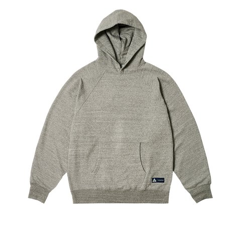 PALACE NANAMICA HOODED SWEAT HEATHER GREY