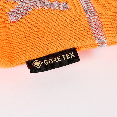 Palace GORE-TEX NEIN CUFF BEANIE TIGER ORANGE - Colorway