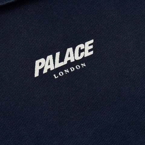 Palace 1/4 ZIP WASHED FUNNEL NAVY - Colorway