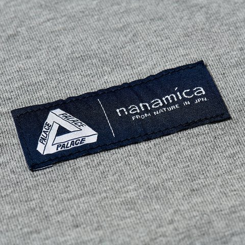 Palace PALACE NANAMICA POCKET T-SHIRT HEATHER GRAY - Colorway