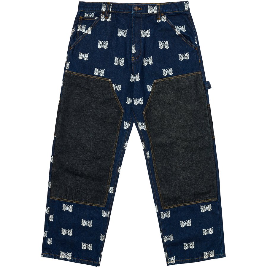 PALACE NEEDLES DOUBLE KNEE PANT INDIGO