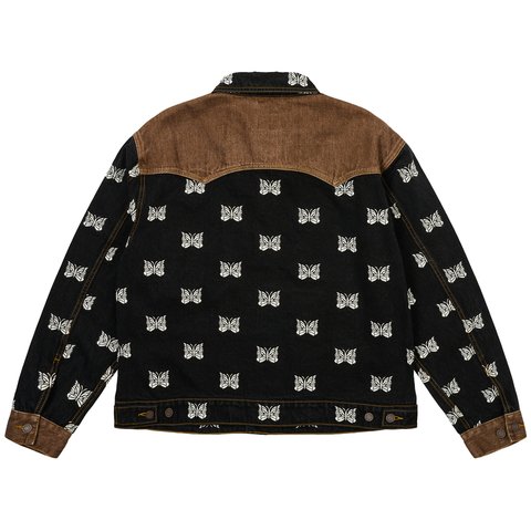 Palace PALACE NEEDLES WESTERN DENIM JACKET BLACK - Colorway