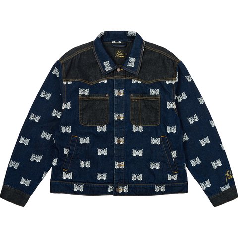 Palace PALACE NEEDLES WESTERN DENIM JACKET INDIGO - €368.00