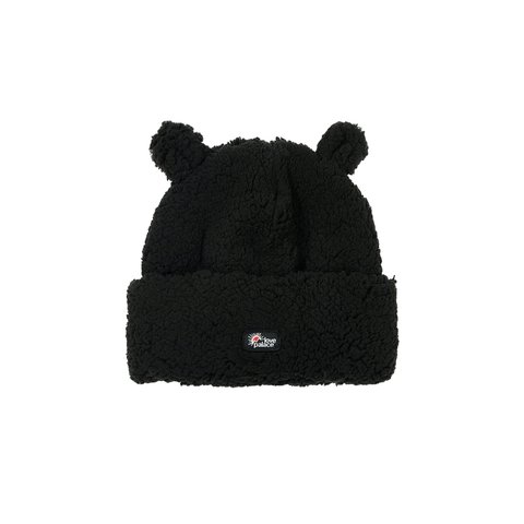 LOVE PALACE FUZZY EARS BEANIE BLACK