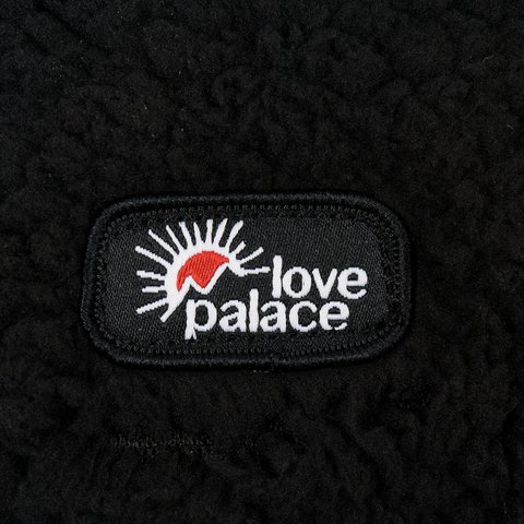 LOVE PALACE FUZZY EARS BEANIE BLACK