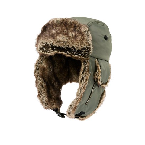 Palace P2B REVERSO FUR TROOPER OLIVE - Colorway