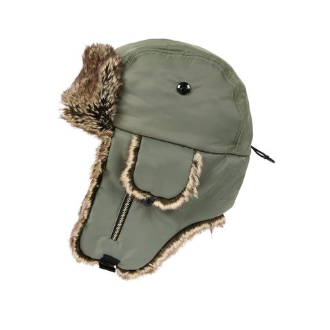 Palace P2B REVERSO FUR TROOPER OLIVE - Colorway