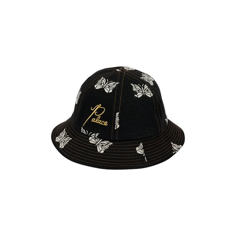 Palace PALACE NEEDLES DENIM BUCKET HAT BLACK - Colorway