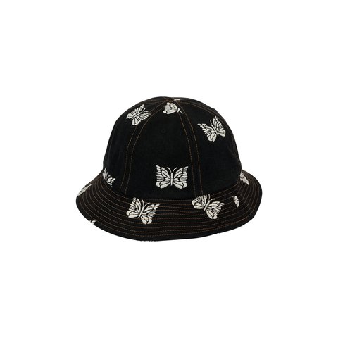 Palace PALACE NEEDLES DENIM BUCKET HAT BLACK - Colorway