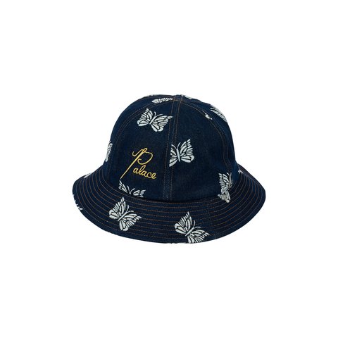 Palace PALACE NEEDLES DENIM BUCKET HAT INDIGO - Colorway